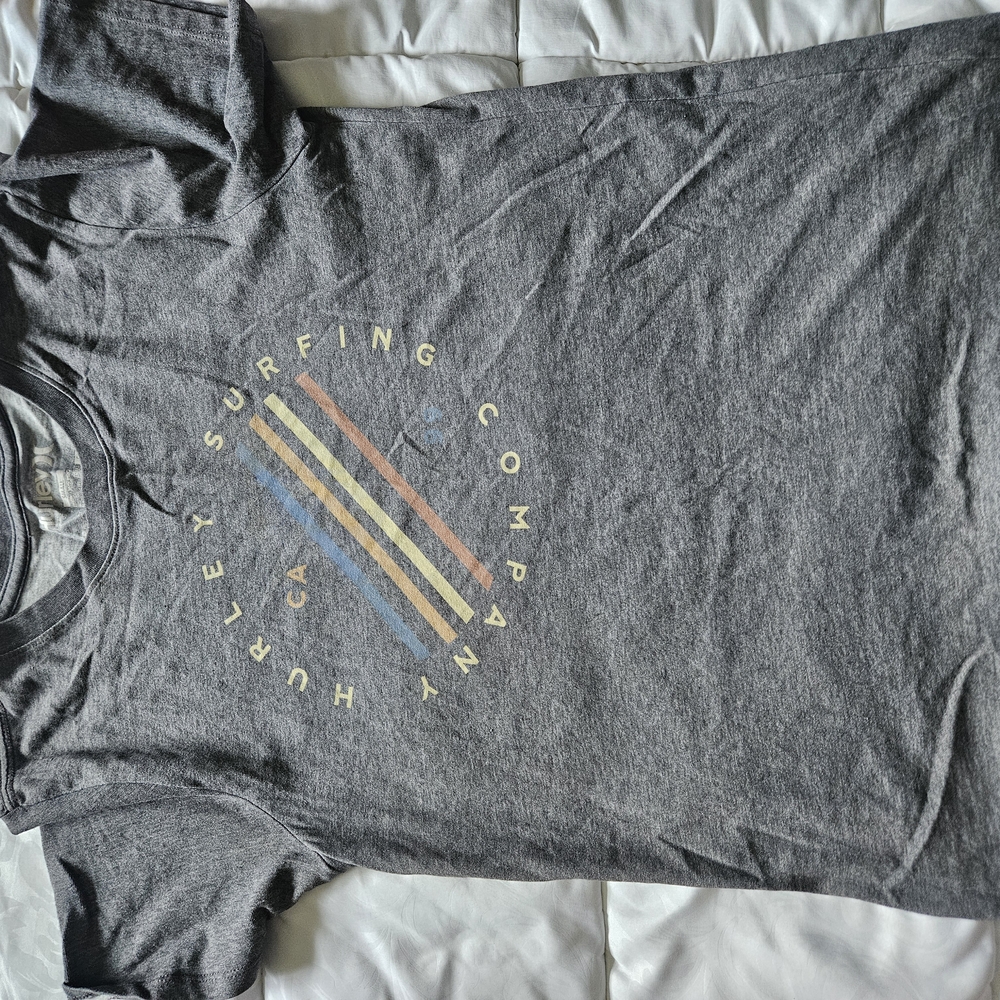 Hurley Black and White Graphic Tee